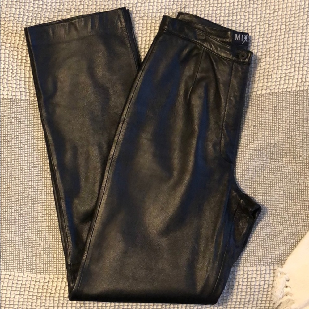 100% Genuine Leather Pants - Size 4